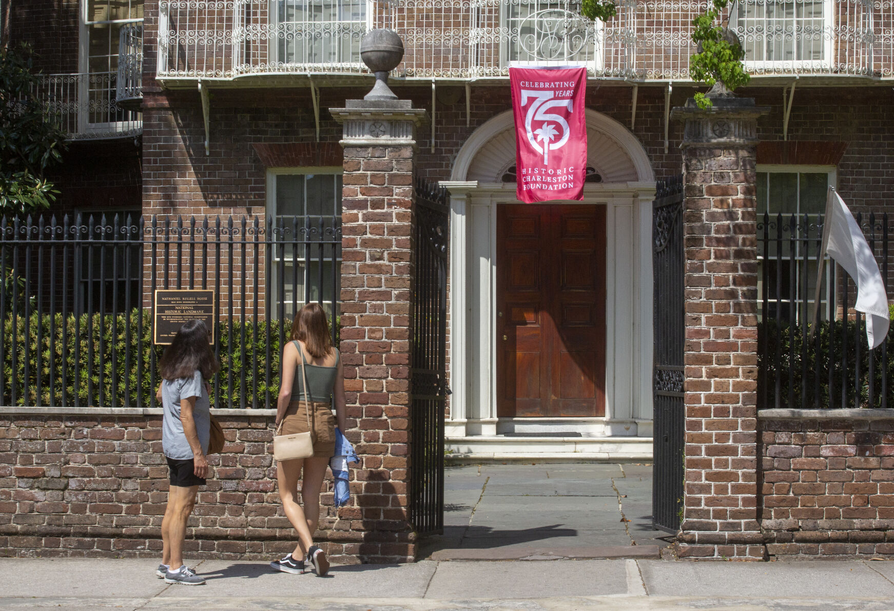 Historic Charleston Foundation celebrates 75 years of preservation with anniversary flags